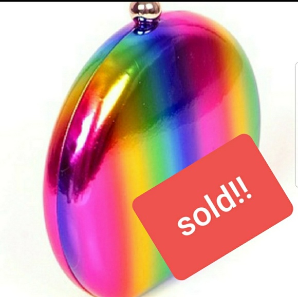 Handbags - Rainbow flash Rave Purse pretty colors handbag
